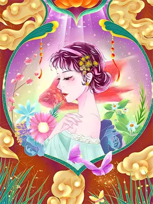 山茶花落下的样子