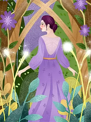 攀岩女子绳子脱落